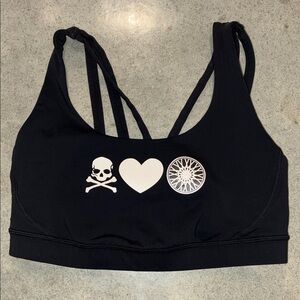 Black lululemon soul cycle bra size 8